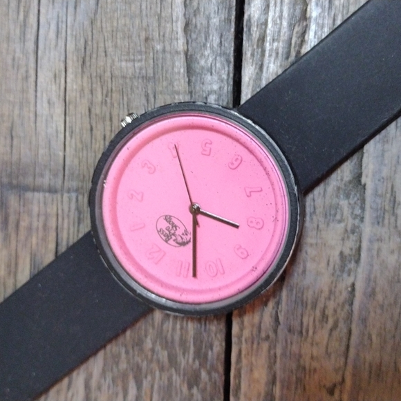 Bass Pro Shops Accessories - Bass Pro Shop Women's Black & Pink Silicone Watch